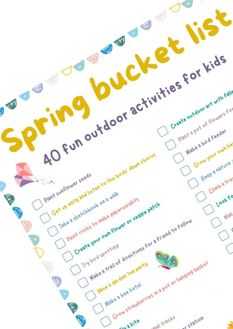 spring bucket list 40 fun outdoor activities for kids