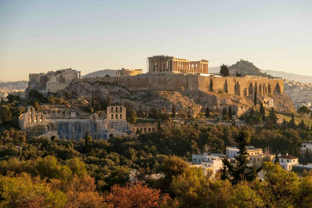 scenic view of Athens in Greece