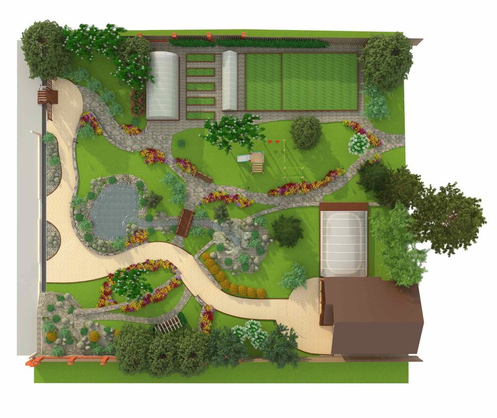 digital garden design layout