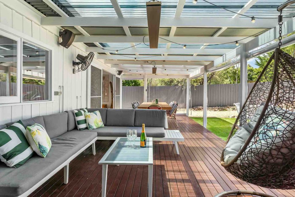 house veranda with seating